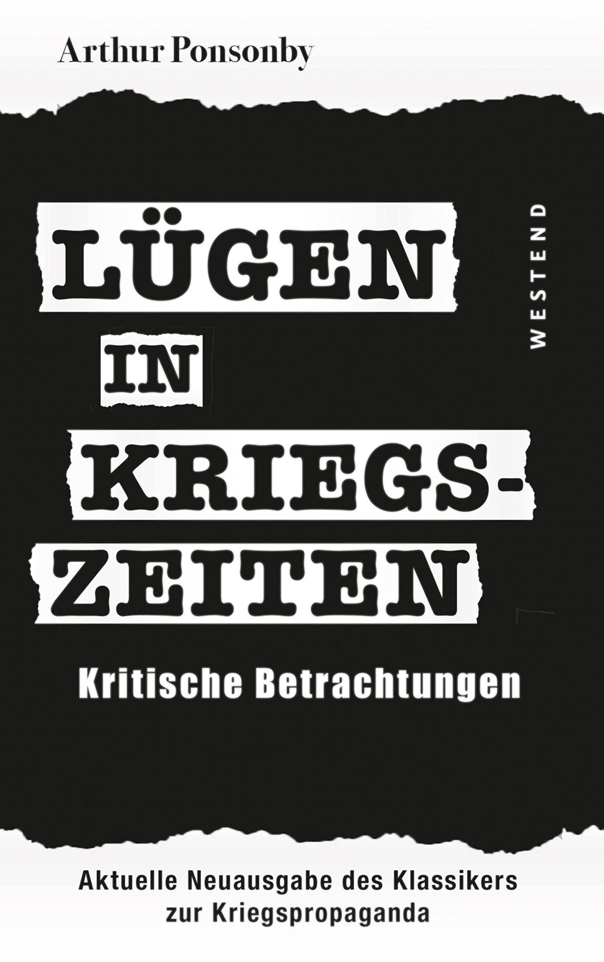 Arthur Ponsonby: Lügen in Kriegszeiten