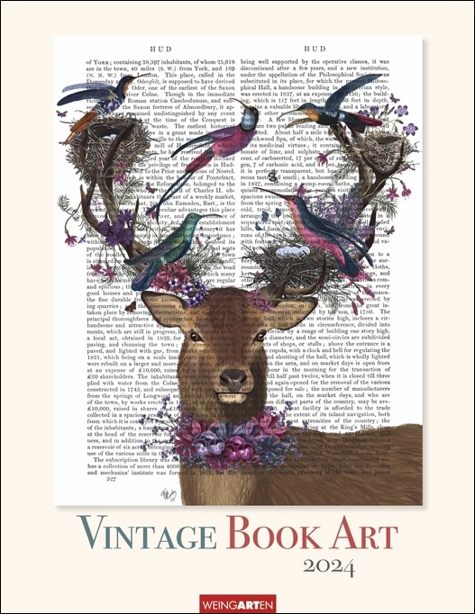 Vintage Book Art 2024