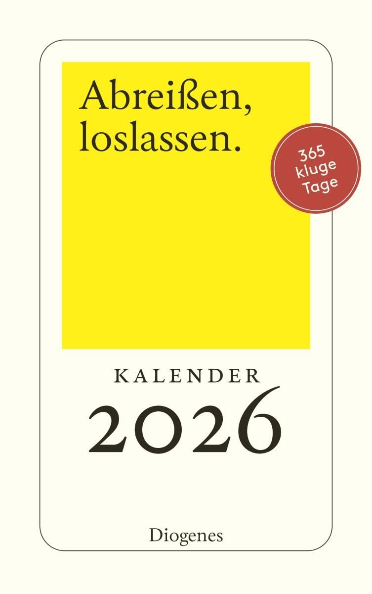 Abreißen, loslassen Kalender 2026